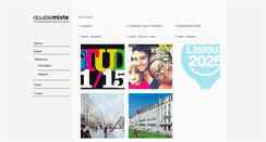Desktop Screenshot of doublemixte.fr