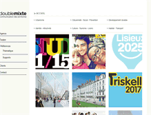 Tablet Screenshot of doublemixte.fr